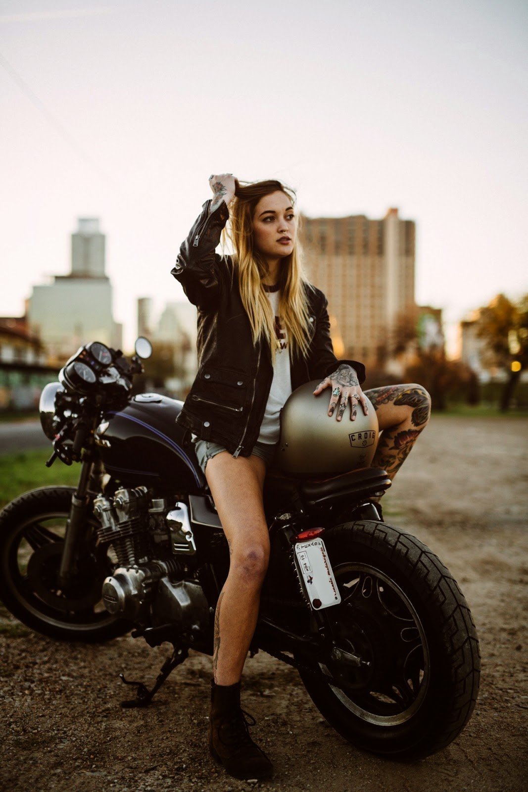 Beautiful girls and bikes in Kansas City